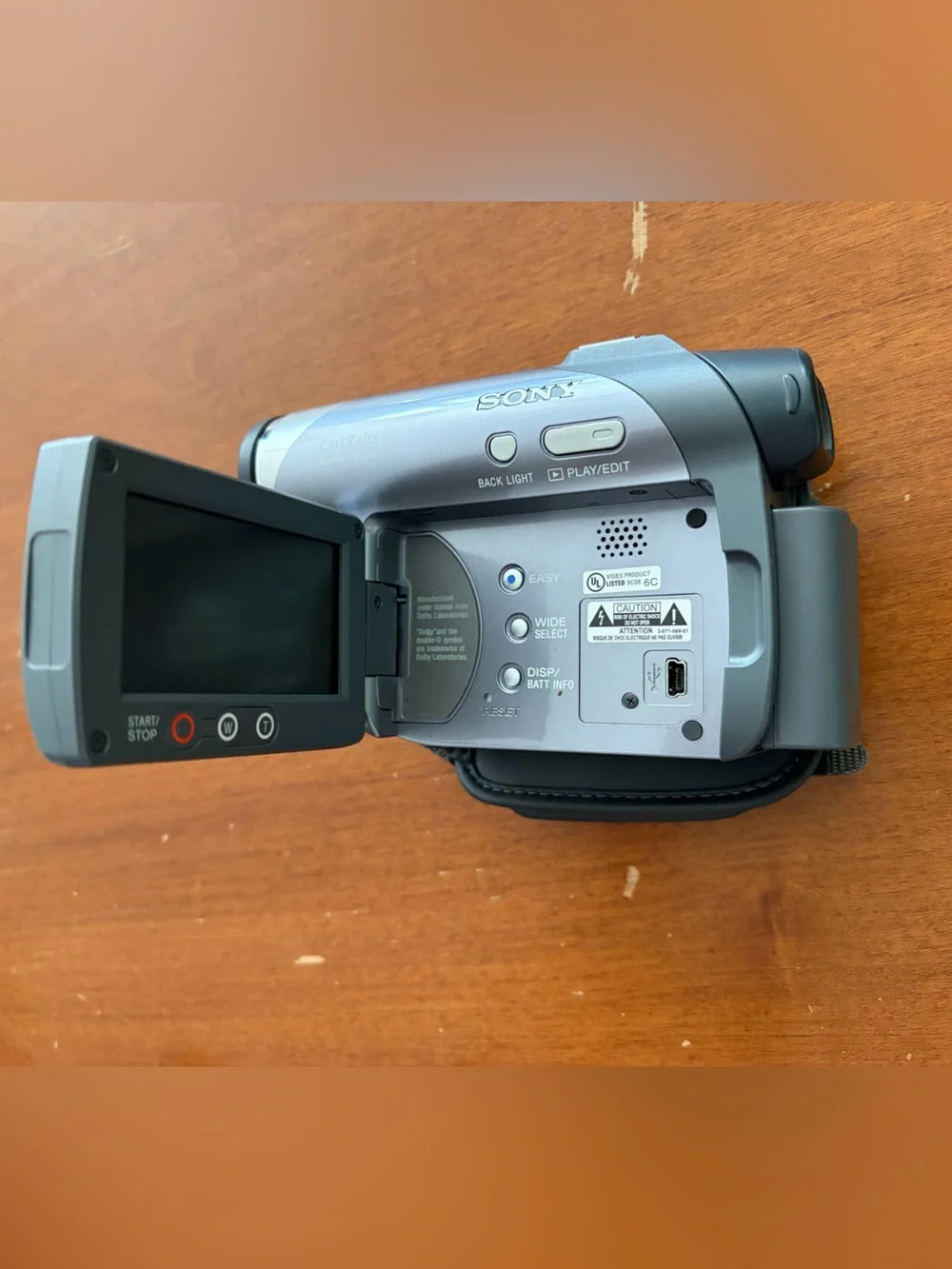 Sony Gray Portable Handycam DVD Camcorder with Remote DCR-DVD305